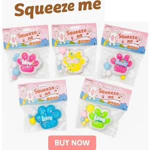 Sukuşi Squeezme  yumuşak kedi patisi temalı Skushy stres oyuncağı