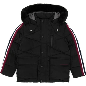 U.s. Polo Assn. Erkek Çocuk Siyah Kaban 50310499-VR046