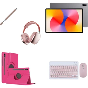 Matepad Se 11 Inch (Sim Kartlı)4gb Ram 128GB Tablet Gold Kalem+Pembe Klavye Set+Pembe Kulaklık