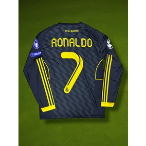 North Stand Nostaljik Uzun Kollu Real Madrid Siyah Ronaldo Forması