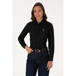 U.s. Polo Assn. Kadın Siyah Gömlek Basic 50307990-VR046