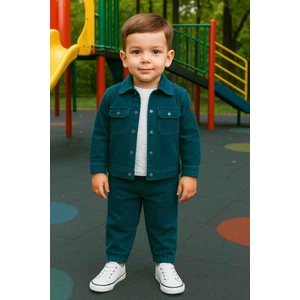 Toryum Tekstil 3lü Çocuk Takım 3iplik Pamuklu Kışlık Kumaş