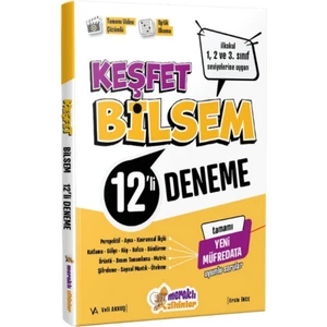 Meraklı Zihinler Keşfet Bilsem 12'li Deneme (1,2 ve 3.sınıf Seviyelerine Uygun)