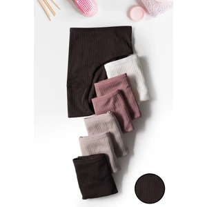 Kadın 7'li Fitilli Pamuklu Külot