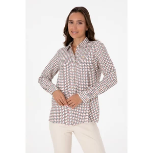 U.s. Polo Assn. Kadın Gömlek Desenli 50308651-VR256