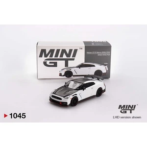 Mini GT Mını Gt 1:64 Nissan Gt-R Nismo R35 2024 Brilliant White Pearl Diecast Model Araba MGT01045