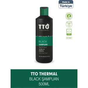 Tto Black Saç ve Vücut Şampuanı 400+100 ml