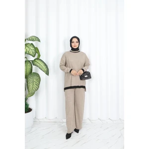 Nisum Moda Iki Renk Triko Takım