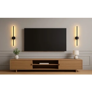 Hf Designer Tak Çalıştır Pilli Duvar Aydınlatması, Duvar Apliği 1 Adet