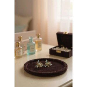 Hera Mavi-Gold Vip Küpe