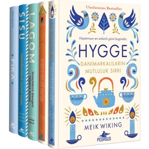 Pegasus Yayınları Iskandinav Yaşam Felsefesi 5 Kitap Set - Hygge + Lykke + Lagom + Sisu + Fika