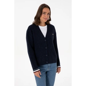 U.s. Polo Assn. Kadın Lacivert Hırka (Triko) 50310022-VR033