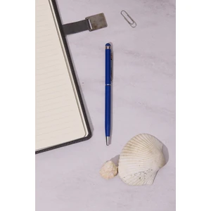 Kişiye Özel Lacivert Tourch Pen Mavi Mürekkepli Düz Tükenmez Kalem