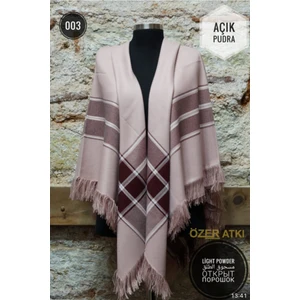 Anne Atkısı, Erzurum Şalı, Omuz Şalı, Anadolu Anne Omuz Çarşaf. Ebat: Saçak Dahil, 150X150CM.