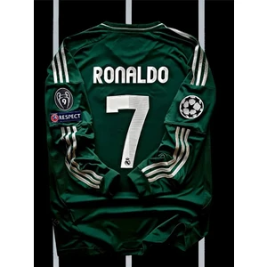 Legent Lady Real Madrid 2012-2013 Ronaldo Alternatif Yeşil Forma Uzun Kollu