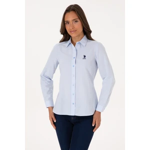 U.s. Polo Assn. Kadın Açık Mavi Gömlek Basic 50307990-VR003