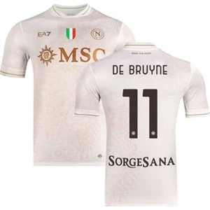 Legent Lady Napoli 2025/26 Yeni Sezon Kevın De Bruyne Deplasman Forması (Whitegold)