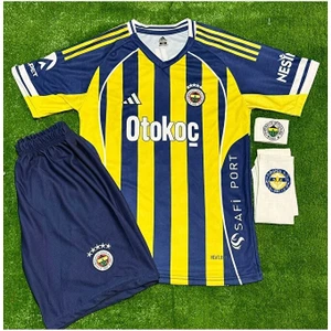 Legent Lady 2026/.FENERBÃHÇE Isimsiz Iç Saha Parçalı Yeni Sezon Çocuk Forması 4'lü Set.