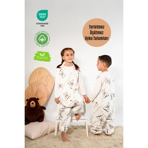 Las Vivas Kids Kışlık Çocuk Uyku Tulumu 1 Tog Organik Pamuklu Kolsuz  Pazen