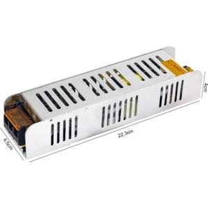 UN-1008 Metal Kasa Adaptör Slim 12 Volt 30 Amper