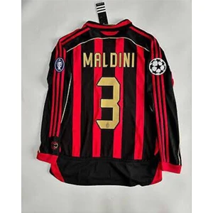 Legent Lady Ac Mılan 2006/07 Kırmızı Uzun Kol Maldını #3 Yetişkin Forması