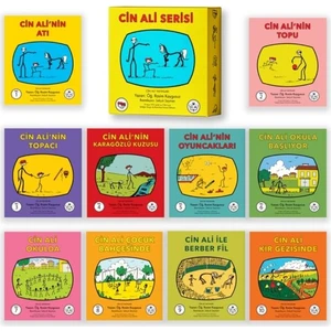 Cin Ali Yayınları Cin Ali Serisi Kutulu Set (10 Takım Kitap)