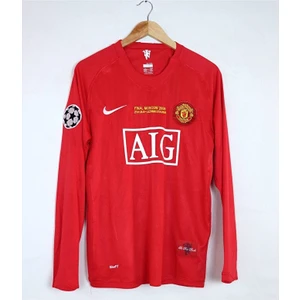 Legent Lady Cristiano Ronaldo M.united 2008 Moscaw Final Uzun Kollu Kırmızı Forması