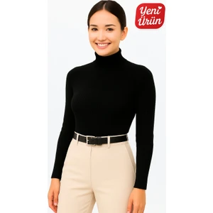Balıkçı Yaka Uzun Kol Fitilli Bluz