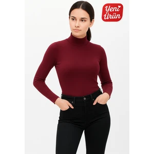 Balıkçı Yaka Uzun Kol Fitilli Bluz