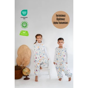 Las Vivas Kids Kışlık Çocuk Uyku Tulumu 1 Tog Organik Pamuklu Kolsuz  Pazen