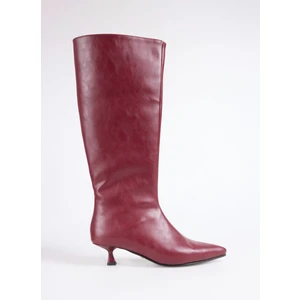 Bordo Kadın Çizme Kıtten-Lancy