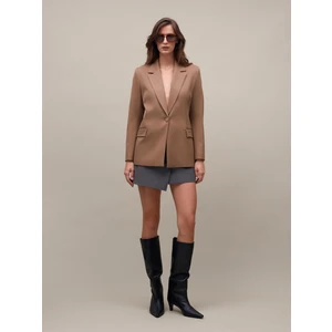 60775 Blazer Ceket-Camel
