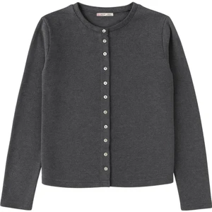 4771 Kadın Örme Basic Selanik Hırka Antrasit