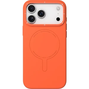 iPhone 17 Pro Uyumlu Kılıf M-Safe Şarj Özellikli Youngkit Morandi Serisi Kapak Turuncu