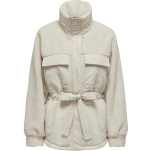 Onlarıanna Padded Mıx Teddy Jacket Otw Krem