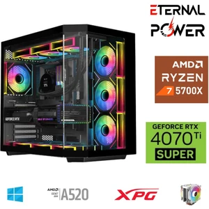 Eternal Power E.power Ryzen 7 5700X 32G Ddr4 1tb M.2 RTX4070TI Super A520 A750W