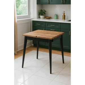 Totem Masa Atlantik Çam Siyah Ayak