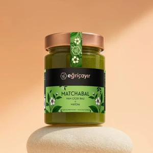 Matchabal Ham Çiçek Balı + Matcha 420G