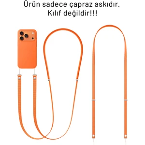 Nezih Case iPhone 17 Serisiyle Uyumlu Çapraz Telefon Askısı (Sadece Açıklamada Belirtilen Model Kılıflarla Uyumludur)