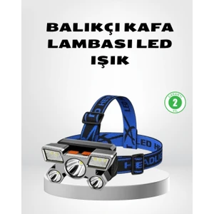 Şarj Edilebilir LED Kafa Feneri – 4 Işık Modu, Ipx5 Su Geçirmez, Hareket Sensörlü
