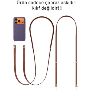 Nezih Case iPhone 17 Serisiyle Uyumlu Çapraz Telefon Askısı (Sadece Açıklamada Belirtilen Model Kılıflarla Uyumludur)