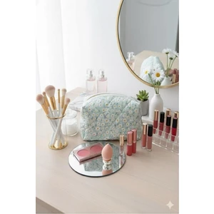 Gogidigo Aradığın o Premium Papatya Desen Makyaj Çantası-Makyaj Organizer