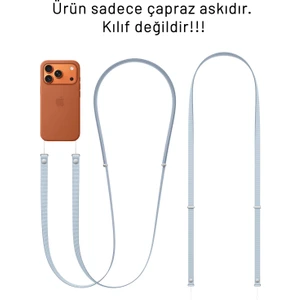 Nezih Case iPhone 17 Serisiyle Uyumlu Çapraz Telefon Askısı (Sadece Açıklamada Belirtilen Model Kılıflarla Uyumludur)