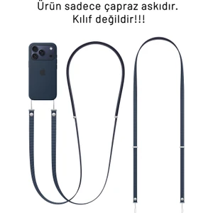 Nezih Case iPhone 17 Serisiyle Uyumlu Çapraz Telefon Askısı (Sadece Açıklamada Belirtilen Model Kılıflarla Uyumludur)