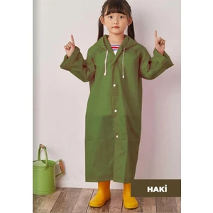 Yağmurluk Unisex Çocuk - Haki