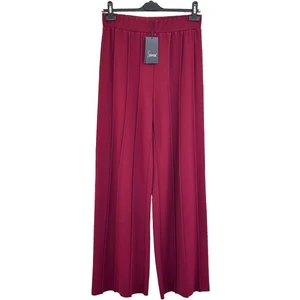 5612 Sentez Liora Geniş Paça Örme Pantolon