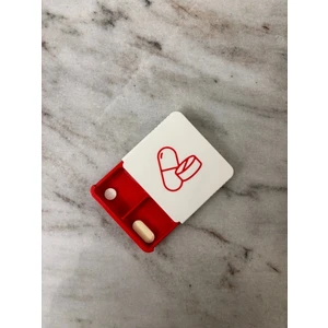 Lilys İstanbul 🧳 Çanta Boy Hap Kutusu – 4 Bölmeli Hap Kutusu