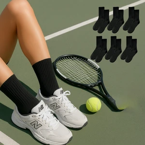 Kral Socks Unisex 6 Çift Pamuklu Tenis Spor Uzun Soket Boy Çorap