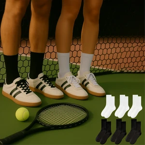 Kral Socks Unisex 6 Çift Pamuklu Tenis Spor Uzun Soket Boy Çorap