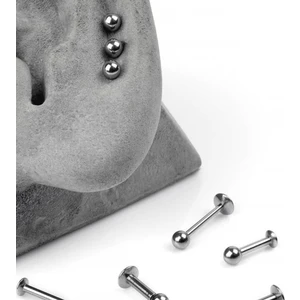Kulak Piercing - Flatback Labret Piercing - 316L Cerrahi Çelik ,farklı Boyut Seçenekleri